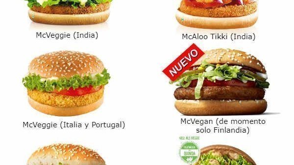 McDonald's: una petición para solicitar un menú vegetariano