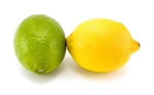 Lima y limón, dos cítricos en comparación